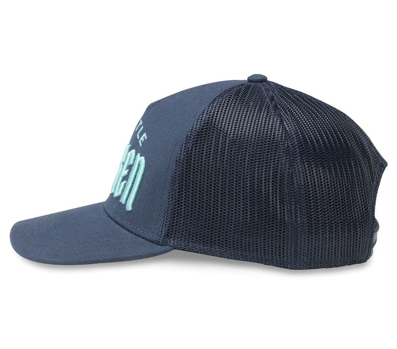 AMERICAN NEEDLE Seattle Kraken Officially Licensed NHL Valin Adjustable Snapback Trucker Dad Baseball Hat (42962B-SEK-NAVY) - Image 2
